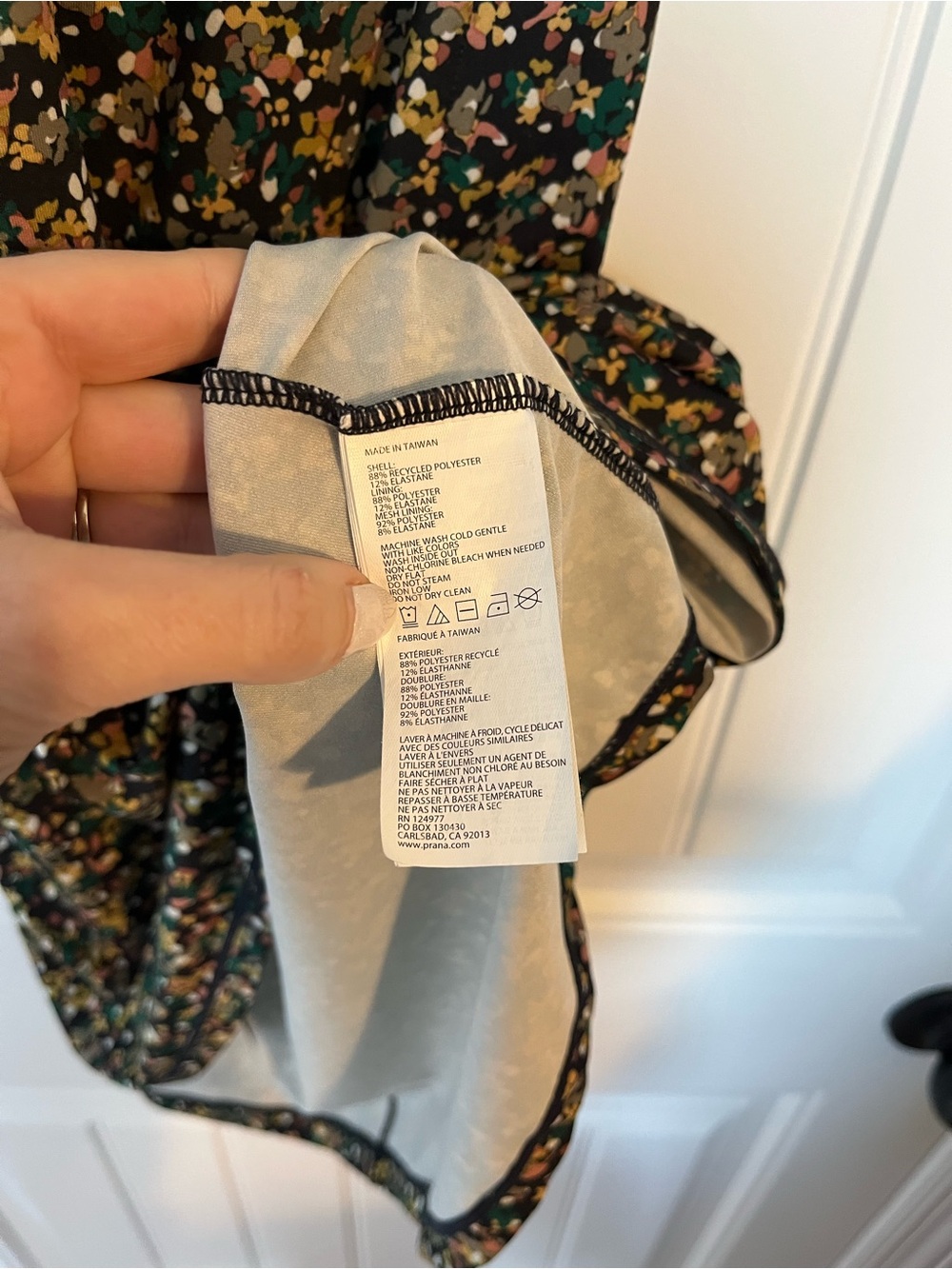 Prana Jewel Lake Dress Speckle Pattern Size Medium Athletic Pickleball Tennis - Picture 7 of 14